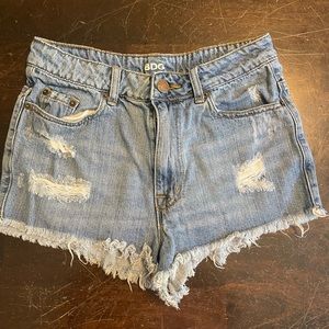 BDG jean cheeky shorts